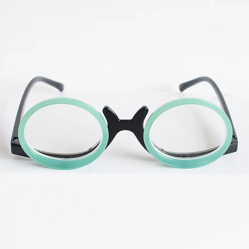 

Round Black Frame Myopia Glasses Niche Can Turn Down The Frame Men and Women Korean Version of Thin There Are Degrees