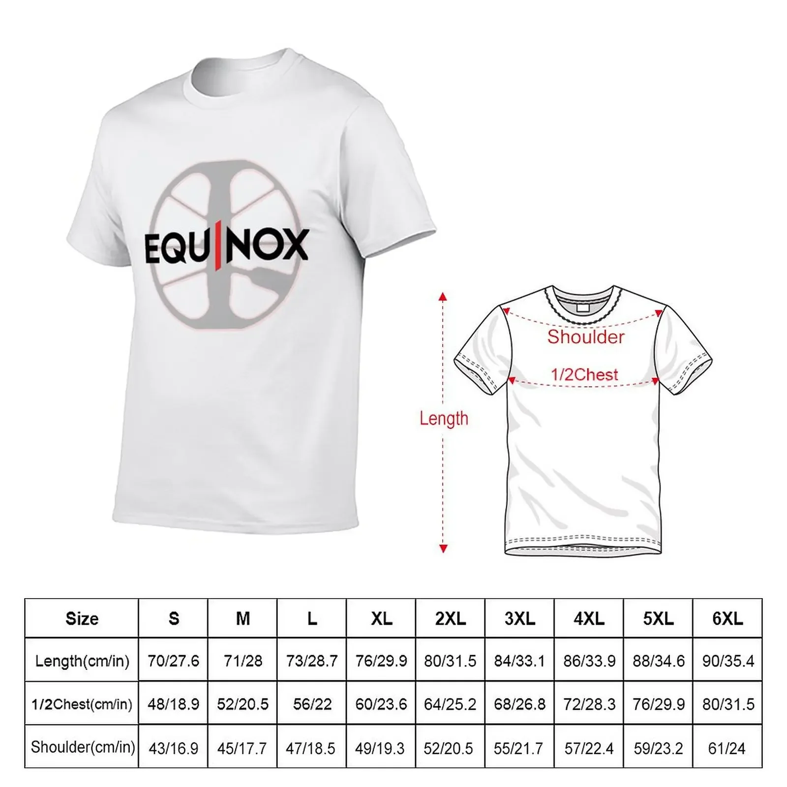 Equinox Coil Design T-shirt vestiti hippie camicie grafiche semplici magliette bianche da uomo