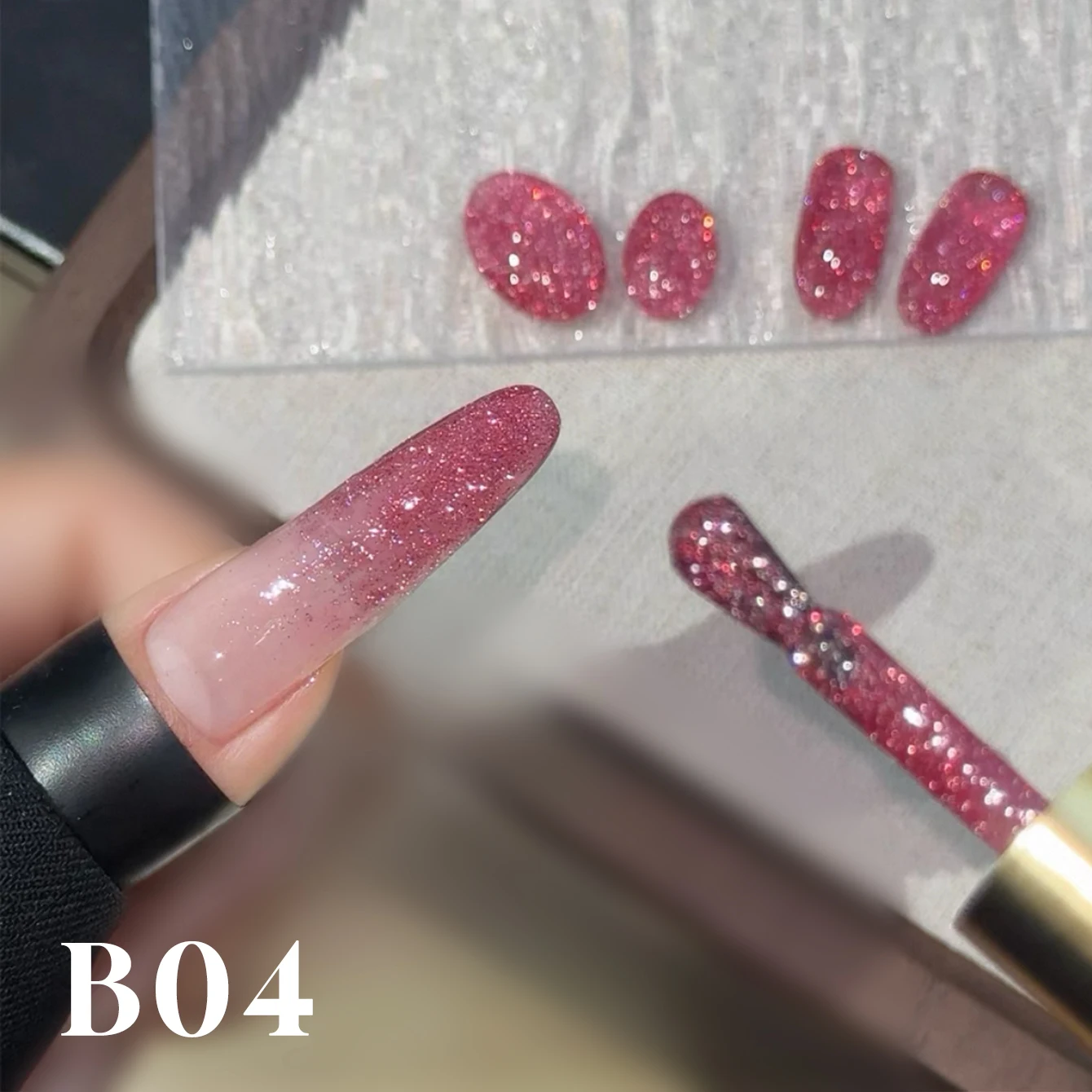 MIANEL 12ML Sommer Rosa Nägel 2026 Explosiver Diamant-Gel-Nagellack Kristallstein-Nagellack Blaue Nägel