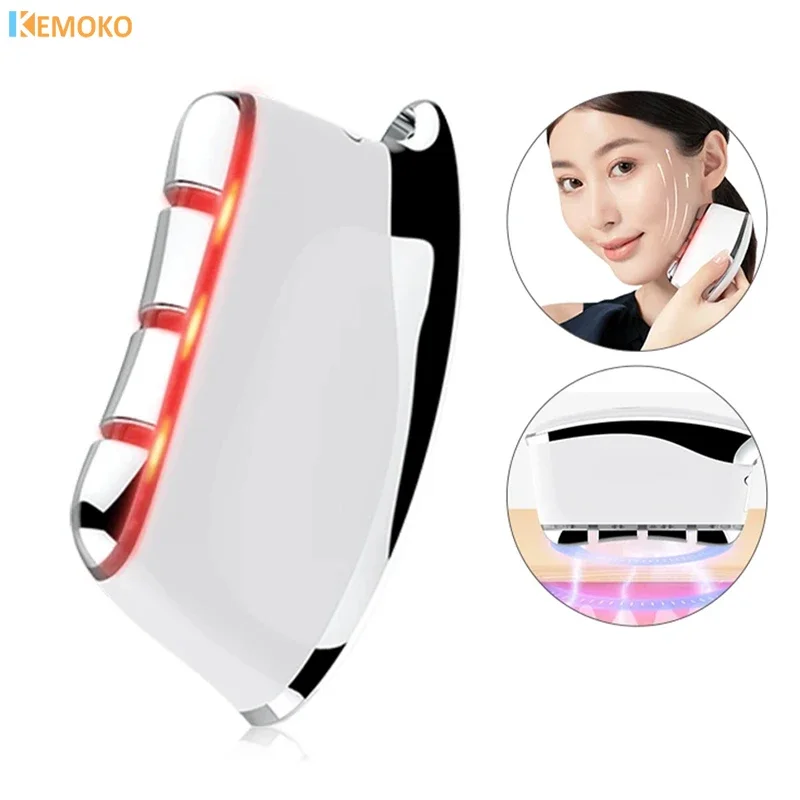 Facial Massage Import Device Essential Oil Lifting Warm Stretching Rod Home EMS Micro Current Sanding Board Microcurrent Face