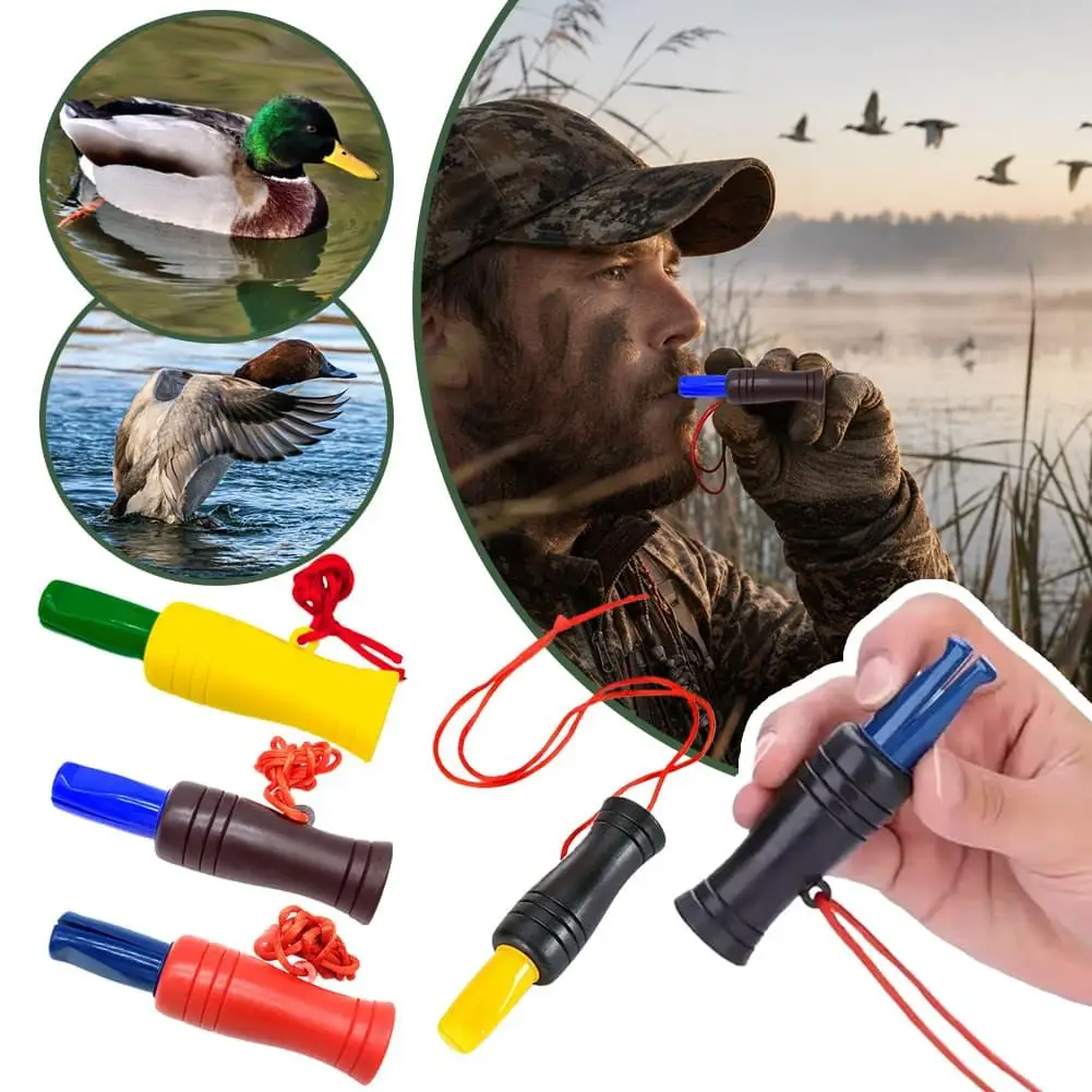 Duck Calls Whistle for Outdoor Hunting Decoys Imitation Duckbill Whistle Realistic Sound Quack Caller Hunter Hunting Accessory
