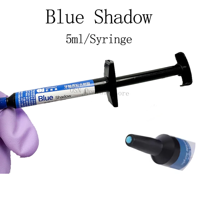 5ml/pcs Dental TURBO Composite Resin Orthodontic Adhesive Blue Light Cure Band Bonding Solution for Brackets