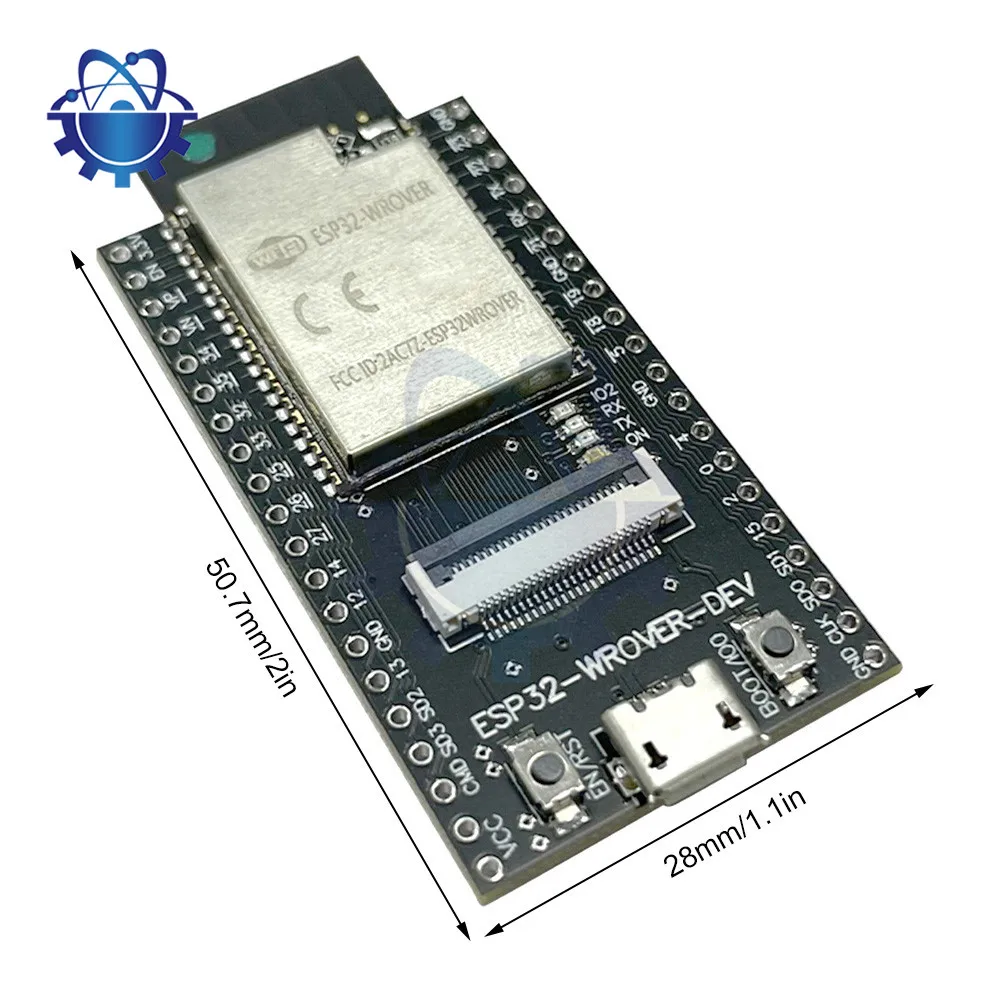 ESP32-WROVER-DEV Development Board with OV2640 Camera Wi-Fi Bluetooth Module 240MHz ESP32-CAM Built-in 4MB FLASH UART Interface
