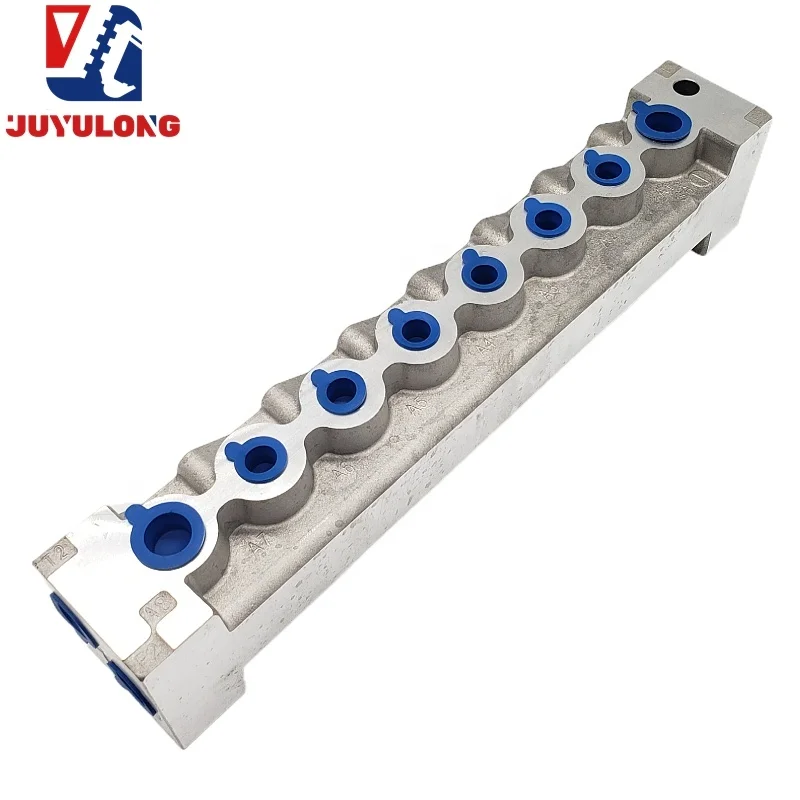 JUYULONG is suitable for Kobelco SK200 210 250 260 350-6E-8 solenoid valve seat sub-solenoid valve group base