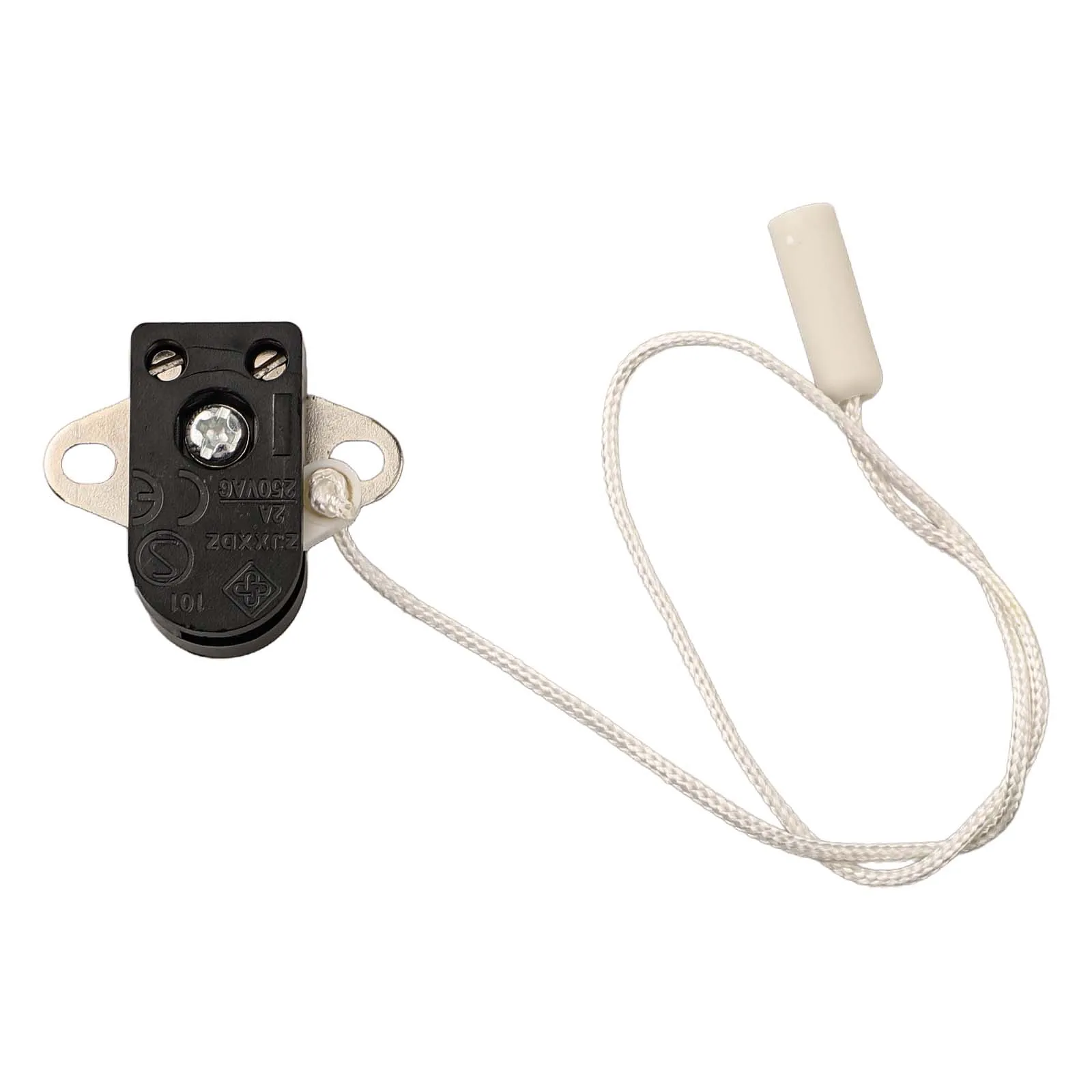 Side Action Switch 1.06'' X 0.43'' X 0.59'' Pull Switch Stable Operation Two-hole Plate Design Lighting Fixtures