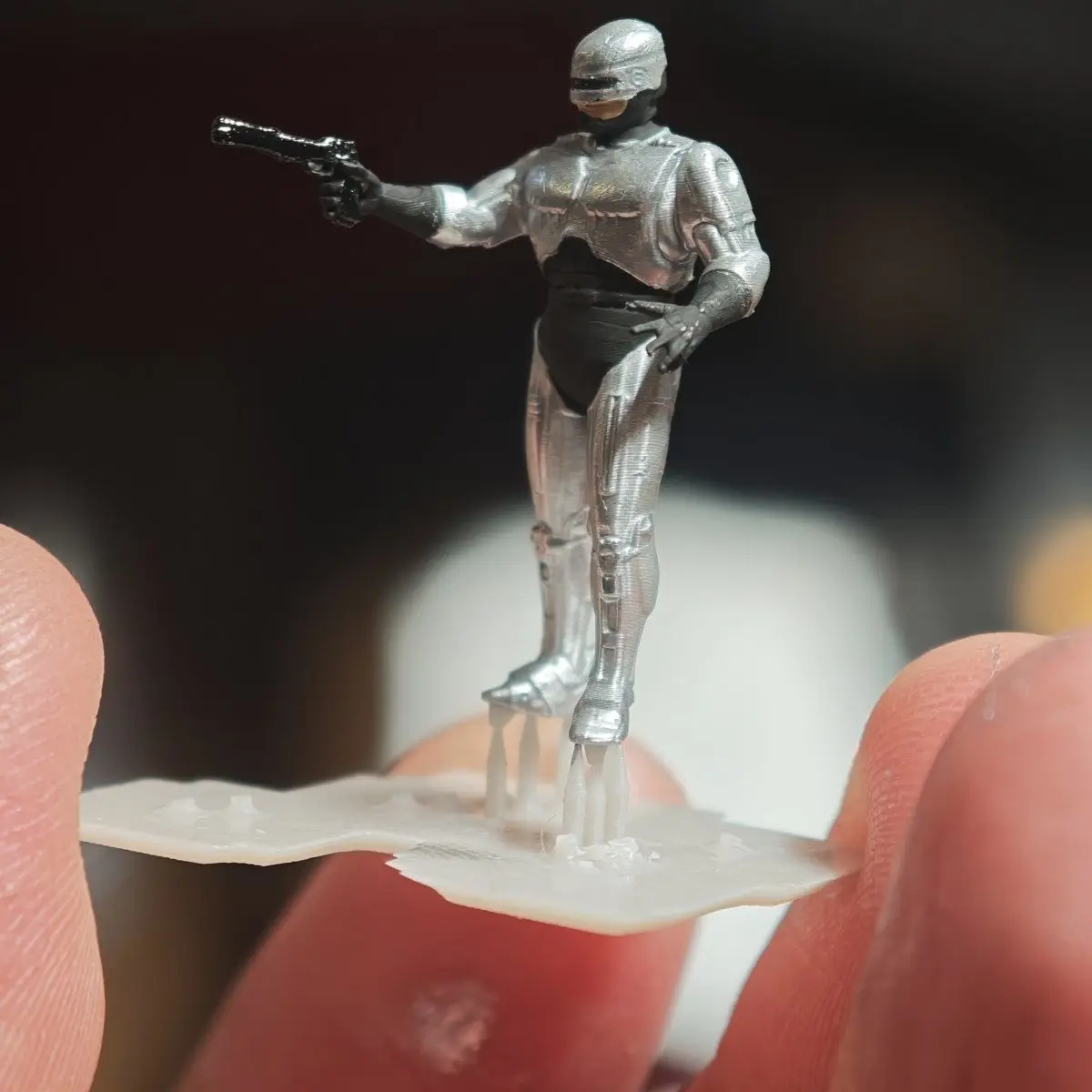 

1/64 статические фигурки из смолы, модель автомобиля, сцена, диорама Robocop