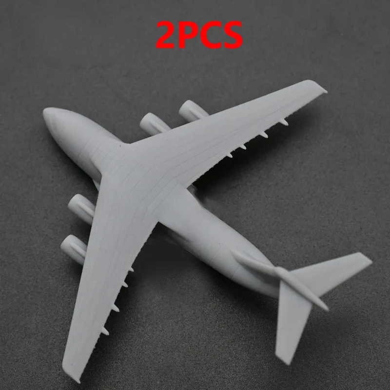 2PCS 1/1500 700 400 350 Scale Y‑20B Kunpeng Transport Aircraft Miniature Static Model with Landing Gear for DIY Diorama Making