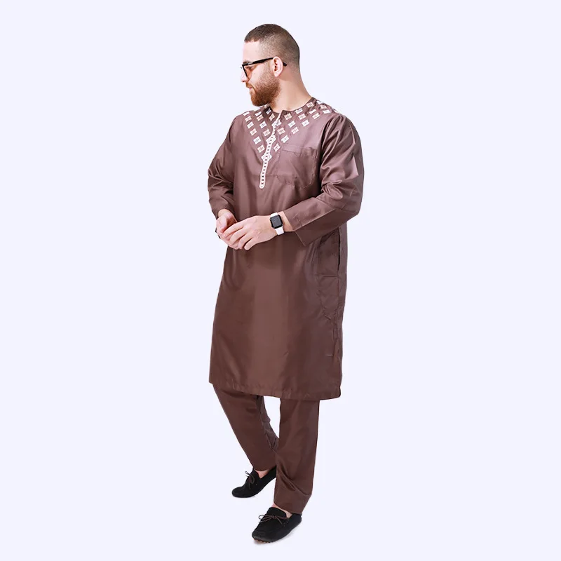 Muslim Men Clothing Abaya Musulmane Homme Kaftan Fashion Leisure Jubba Thobe Looser Dubai Saudi Arabia Pakistan Islamic Robe Eid