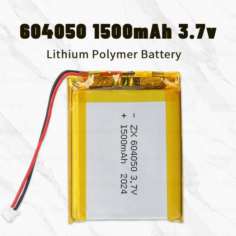 

Lipo Battery 604050 3.7V 1500mAh Li-Po Lithium Polymer Batteries for Breast Pump Children Early Learning Machine Tablet Cell