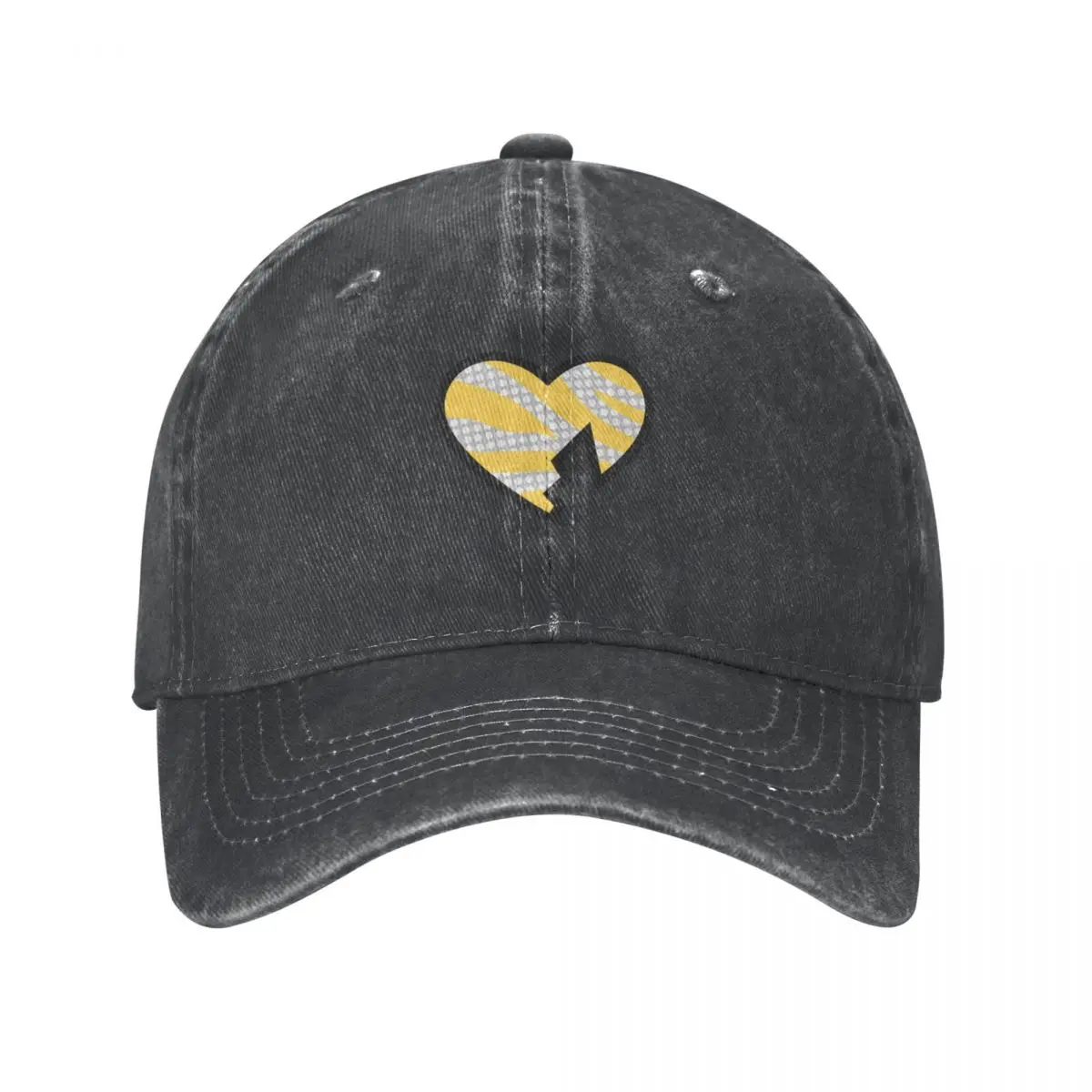 HBK WM 12 ('96) White/Gold Heart Collage Cowboy Hat Military Cap Man Bobble Hat Trucker Cap party Hat Hats For Men Women's