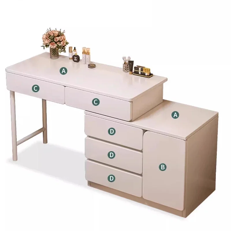 Accessories Makeup Dressing Table Mirror Flowers Clothes Organizer Dressing Table Vanity Desk Tavolo Da Trucco Hotel Furniture