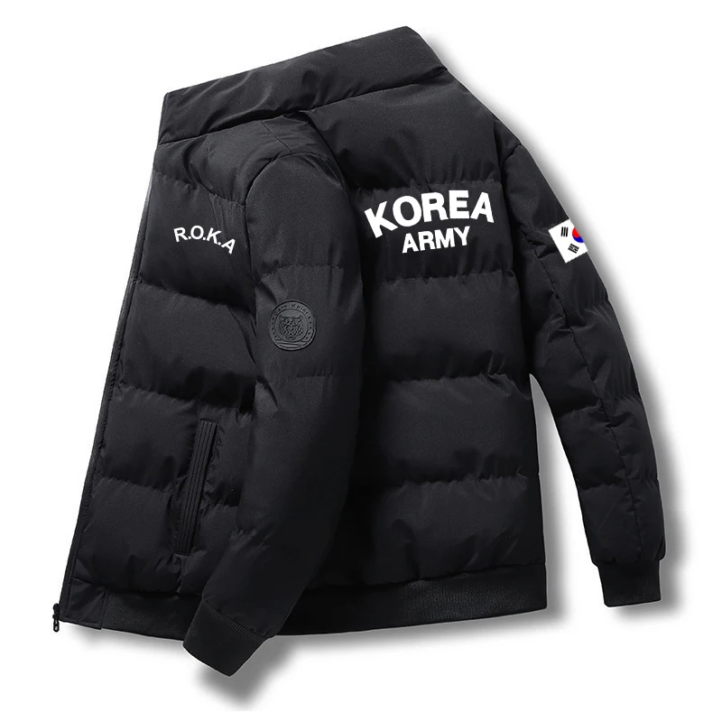 2024 Winter Hot Selling R.O.K.A KOREA Outdoor Sports and Leisure  Cotton clothing Men's Long Cotton Clothes with Long Sleeves