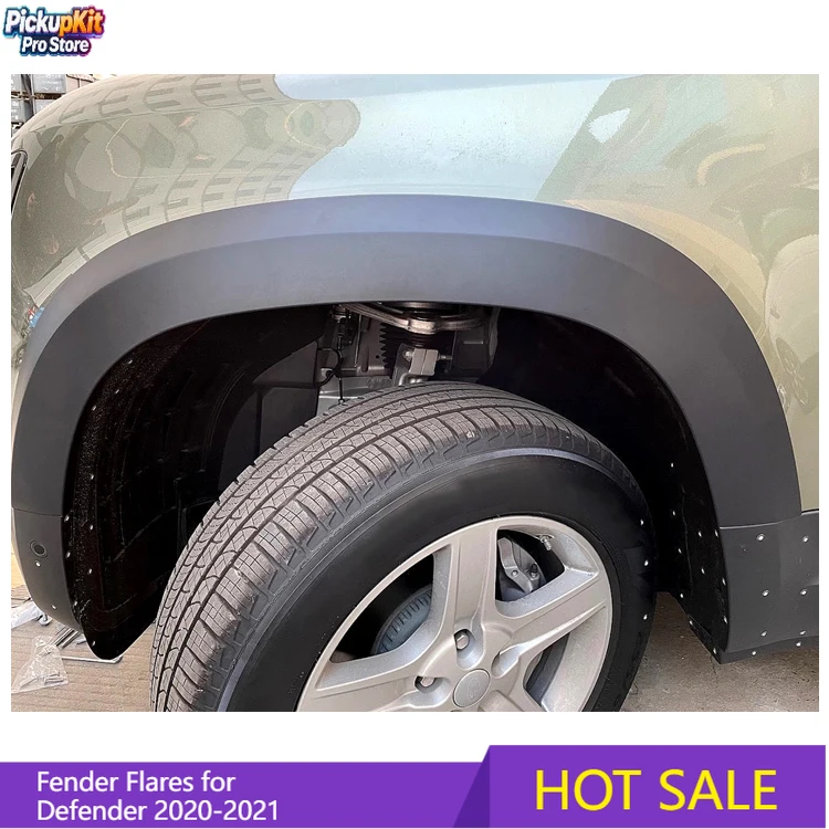 

Универсальный комплект расширителей колесных арок (фендеров) для внедорожников 4x4, усиленный, для Defender 2020-2021