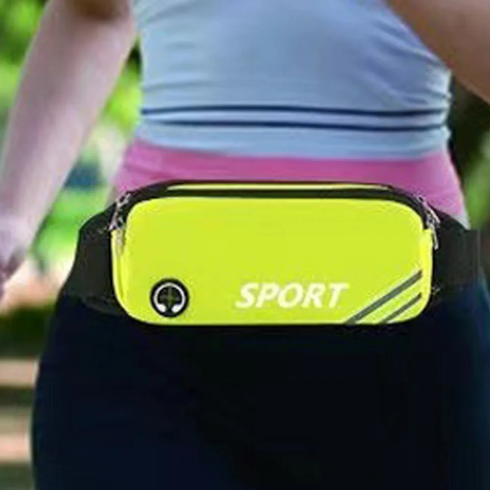 Large Capacity Sport Mobile Waist Bag Multi-function Lightweight Running Waist Bag Breathable Storage Sports Phone Bag