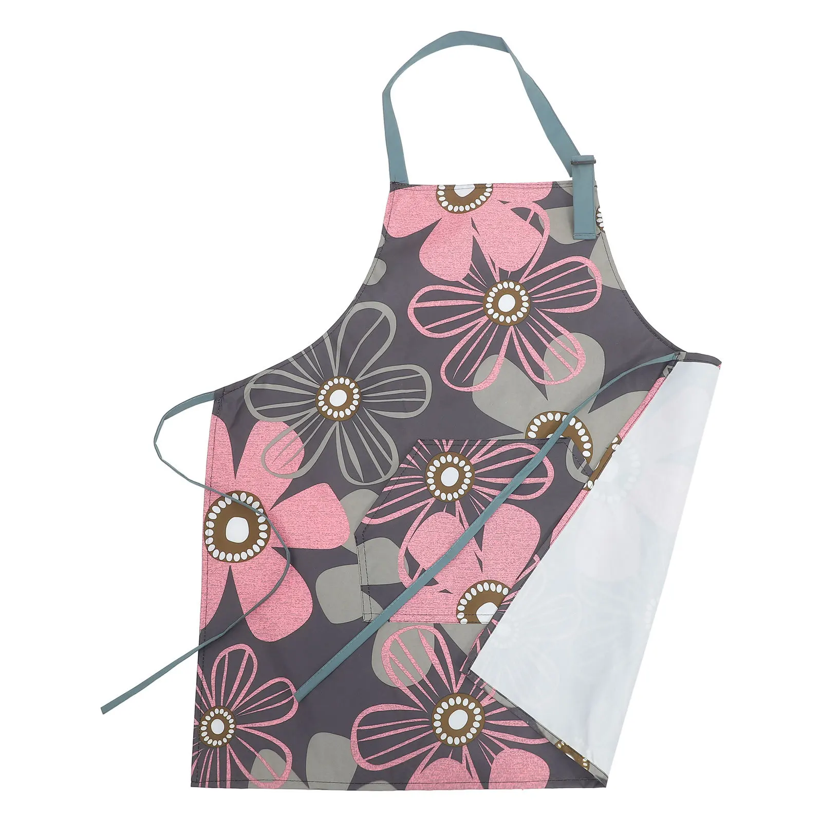 

Waterproof Kitchen Apron for Women Adjustable Comfortable Fit Large Pocket Cooking Baking Vintage Style Kitchen Aprons with