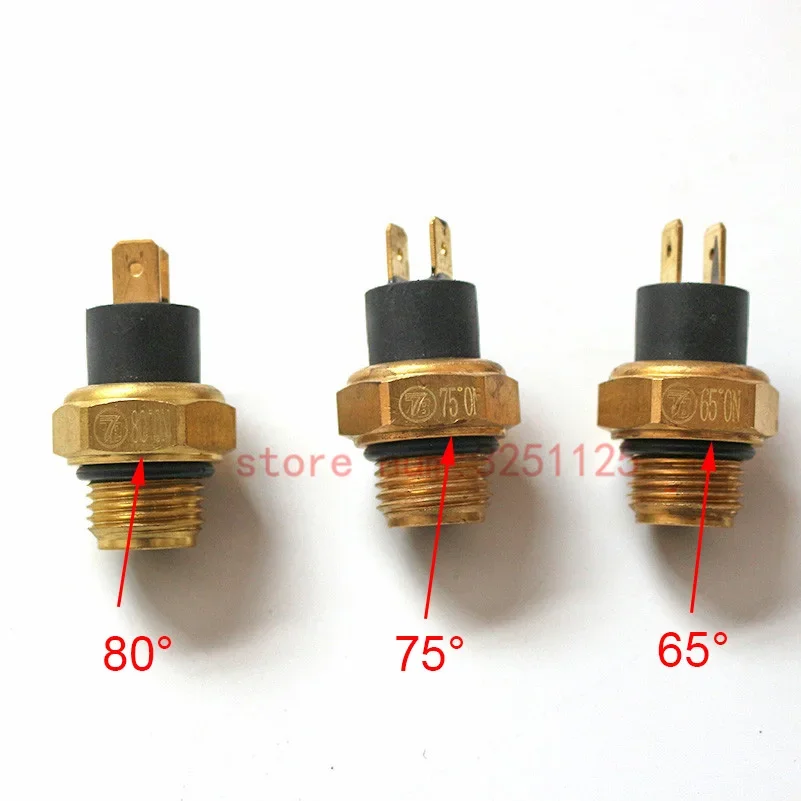 newest M16 Radiator Thermal Fan Switch Thermostat For 250cc Water Cooled ATV Quad Scooter Motorcycle Parts