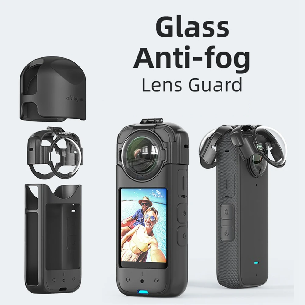 Anti-Fog Lens Guard Protective Case Drop-Proof Sports Camera Accessories Lens Protection Cover for X3-AB01