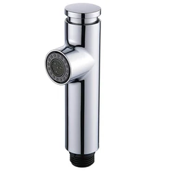 Cabezal de pulverización extraíble Universal para cocina y baño, reemplazo de grifo de fregadero de cocina, mezclador de lavabo de plata, novedad de 61020