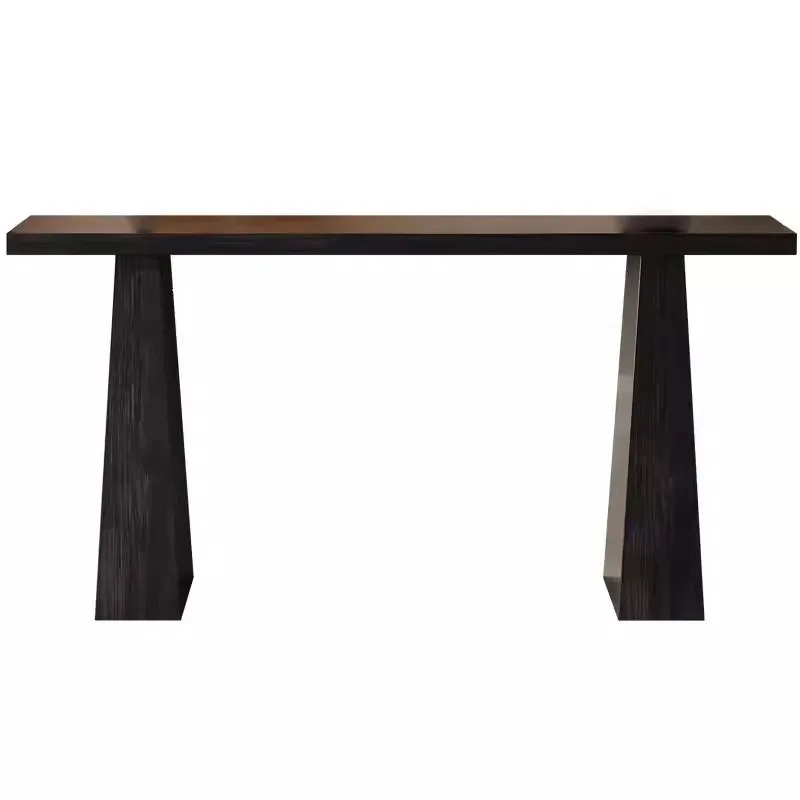 

New Chinese-style solid wood entrance deck Entry living room entrance cabinet