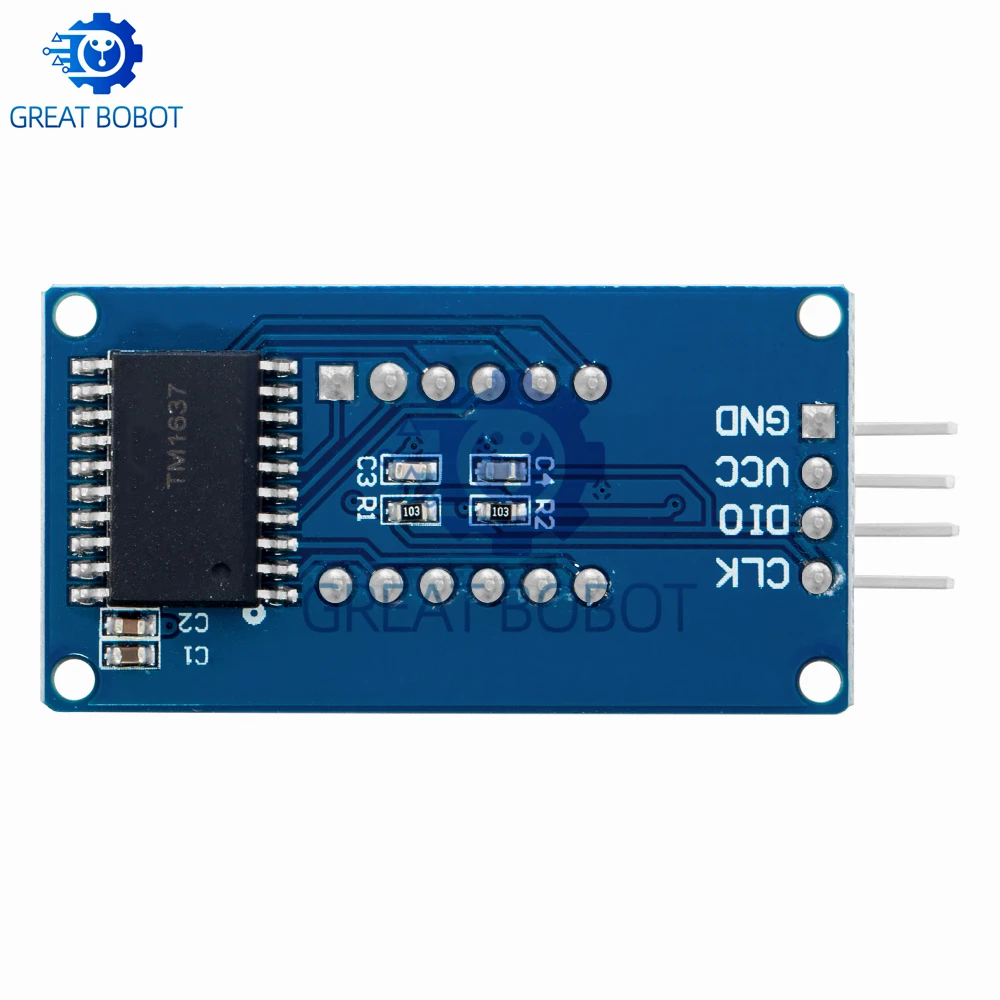 BS TM1637 وحدة عرض LED رقمية 4 بت لـ Arduino! 7-قطعة، أنبوب الأنود الأحمر 0.36 بوصة، أربعة - برنامج تشغيل تسلسلي لعرض الساعة