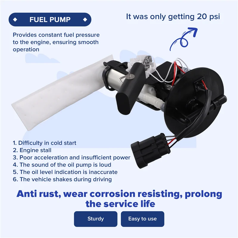 

For Polaris Fuel Pump Module Assembly+ Tank Seal 47-1016 For General 1000 EPS 4P 2016-2021 2208121 2206278