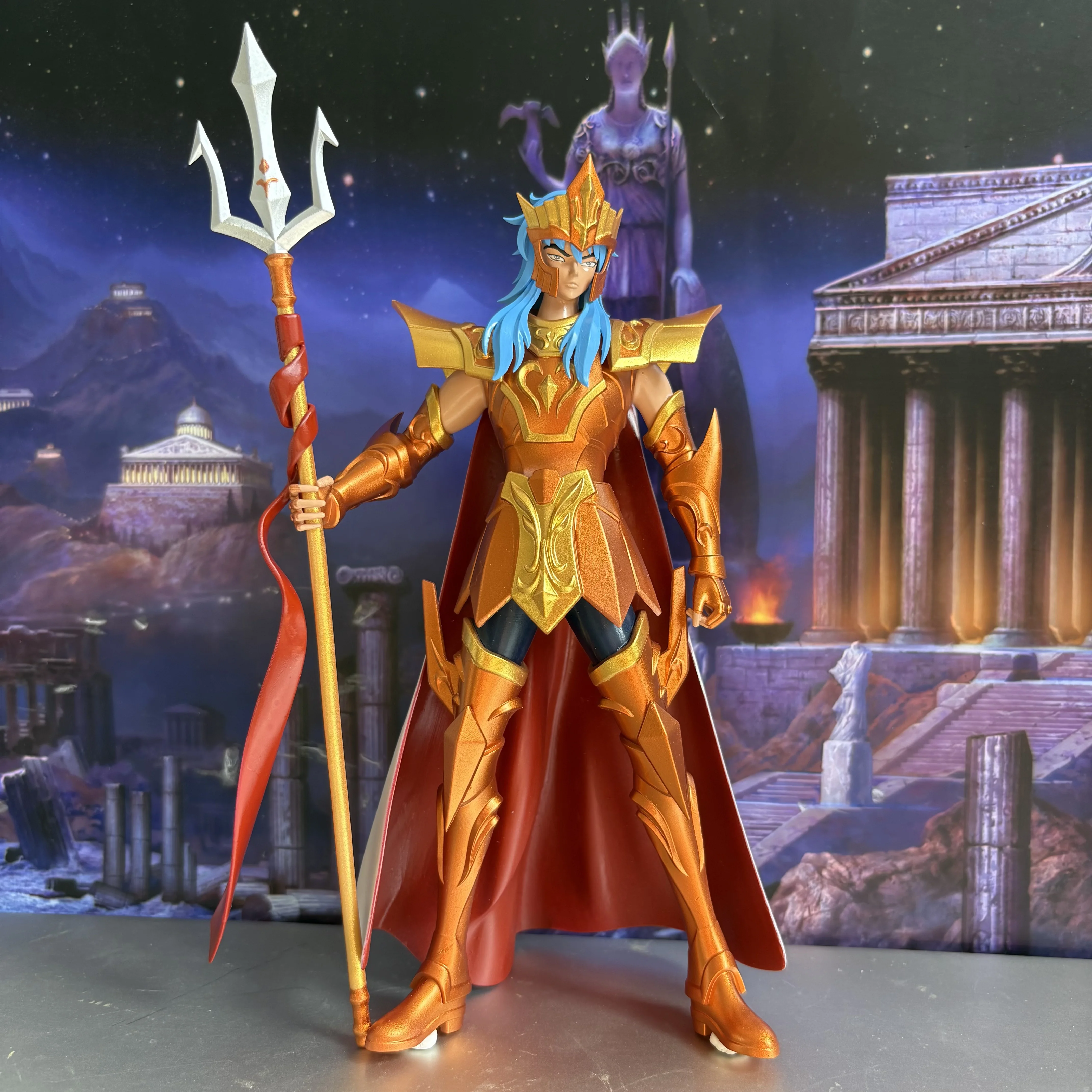

Высококачественная ткань Saint Seiya Myth EXM/EX Посейдон, морской император, модель из смолы, рыцари зодиака, изысканная статуя