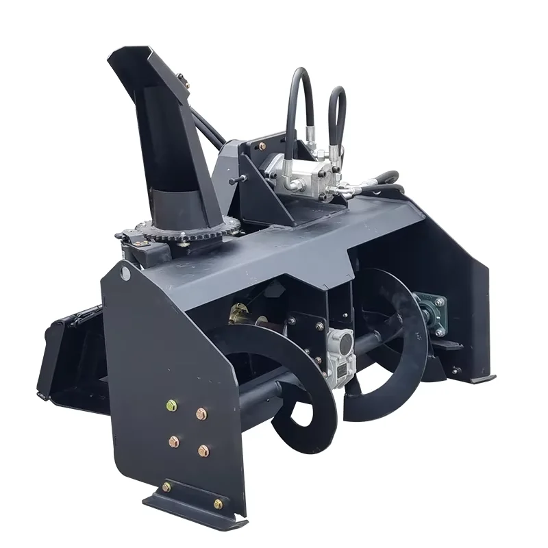 Hicosman Electric Snow Blower Attachments with Pump Core Component for Mini Skid Steer Loader