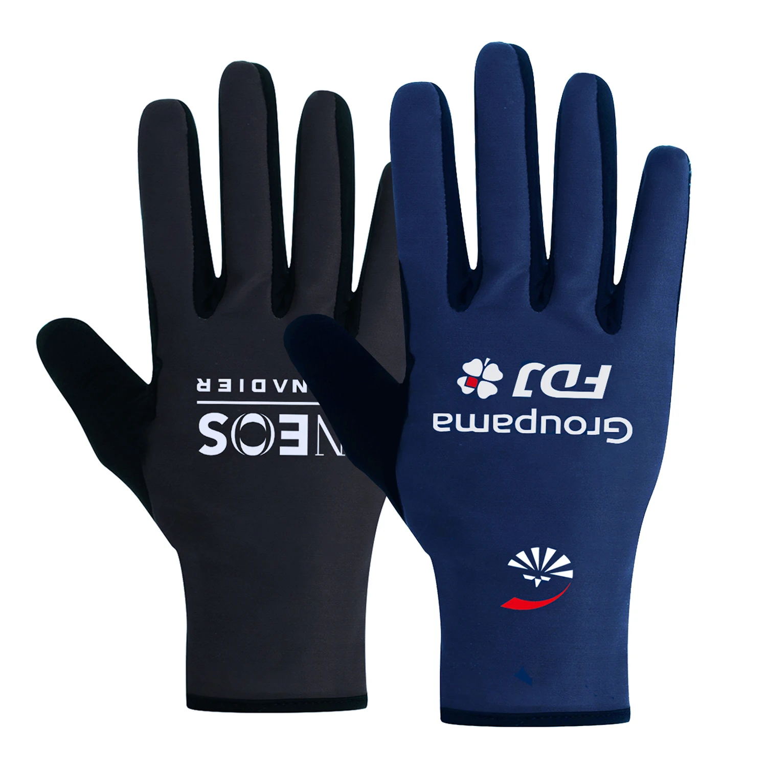 INEOS Team Cycling Winter Gloves 2025 FDJ Full Finger Bicycle GLOVES Men Women Thermal Fleece Ropa MTB Mittens Road Bike Gloves