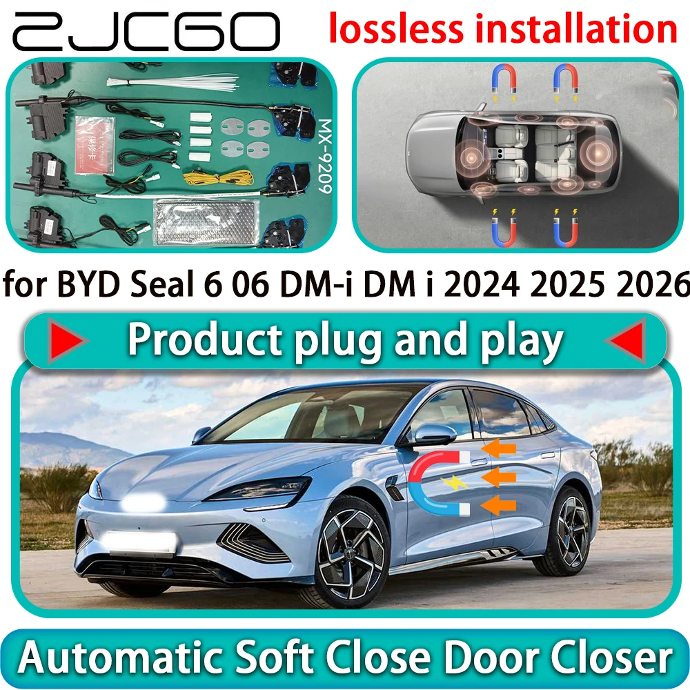 

for BYD Seal 6 06 DM-i DM i 2024 2025 2026 OEM Auto Pull Soft Close Door Kit Power Latch Electric Door Catch Soft Closing Assist