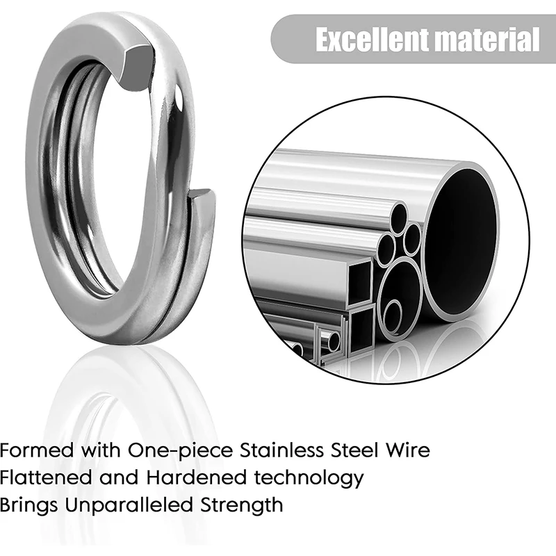 Stainless Steel Split Rings 4