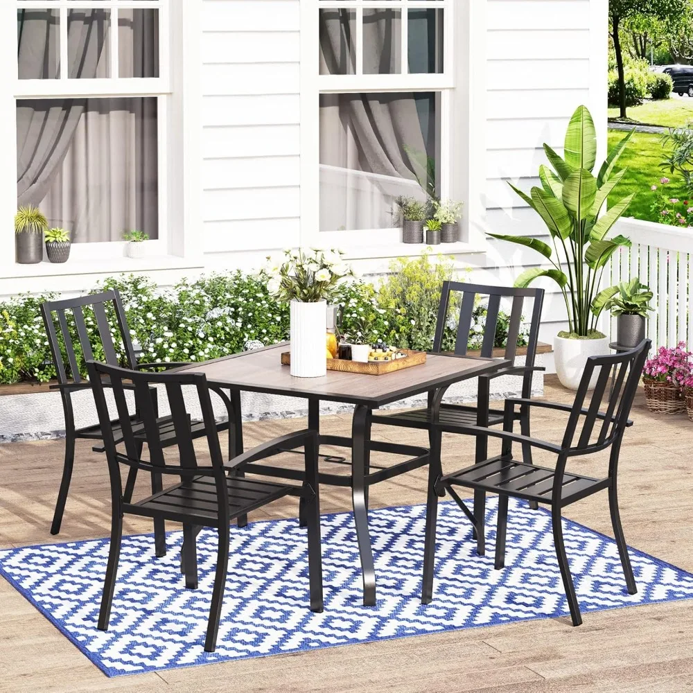 5 Piece Square Table Set, 37