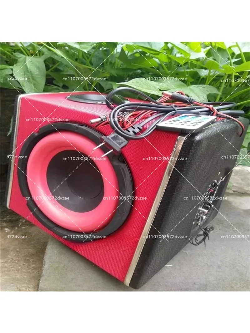 8 Inch 880W Active Car Subwoofer 12V 24V Bluetooth Audio Stereo Bass Speaker for Truck SUV