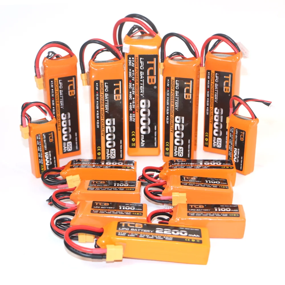 LiPo 2S 7.4v 1300mAh 2200mAh 3300mAh 4500mAh 6000mAh 25C 35 C 60C dla samolotu dron helikopter 2S LiPo