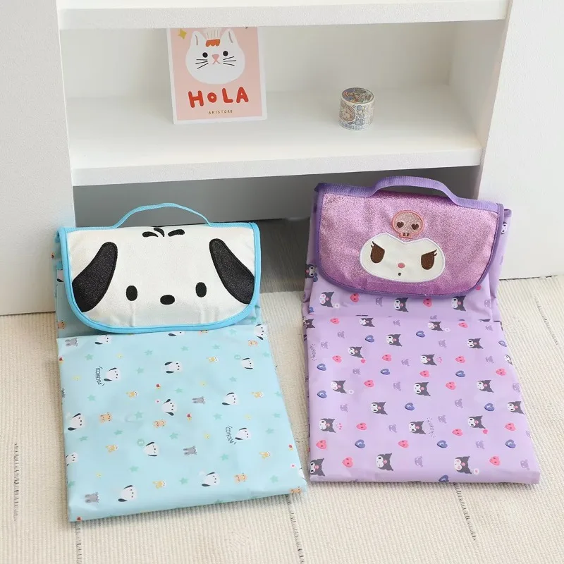 New Sanrio Hello Kitty Outdoor Picnic Mat Cartoon Anime Pattern Thickened Portable Folding Beach Moisture-Proof Camping Mat