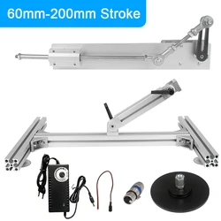 60mm-200mm Stroke Adjustable Telescopic Linear Actuator with Power Controller Optional 3XLR Connector/Suction Cup/Bracket