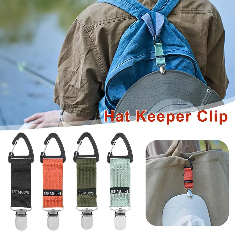 

Outdoor Travel Straw Hat Clip Universal Portable Hat Storage Clips Keeper Backpack Lightweight Clip Practical Gadget Access B9H7