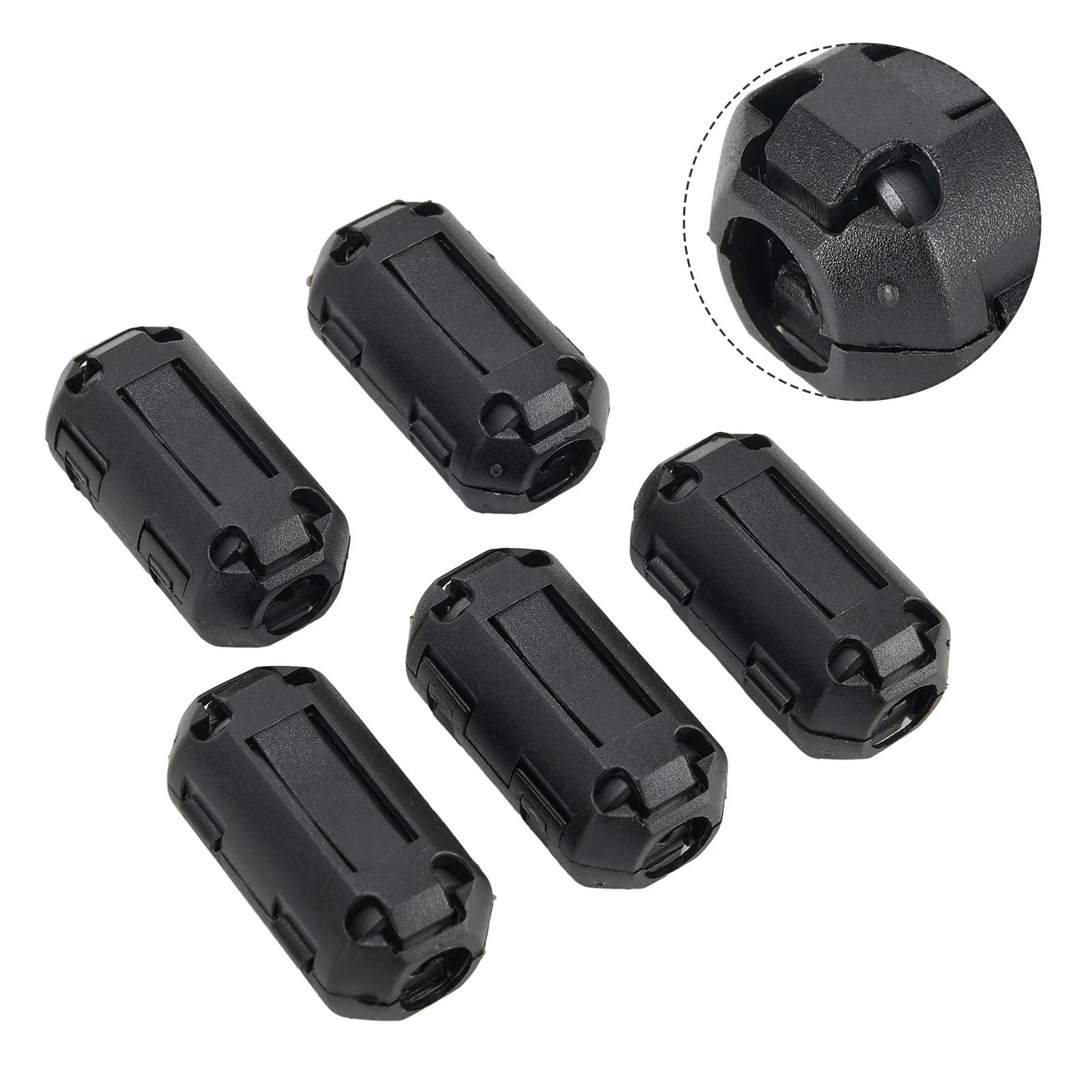 Réinitialisation de perle de ferrite à noyau toroïdal, starter EMI RFI, filtre à bruit, doux, magnétique, anti-brouillage, dégrad, zinc, ferrite, 3.5mm, 5mm, 7mm, 9mm, 13mm