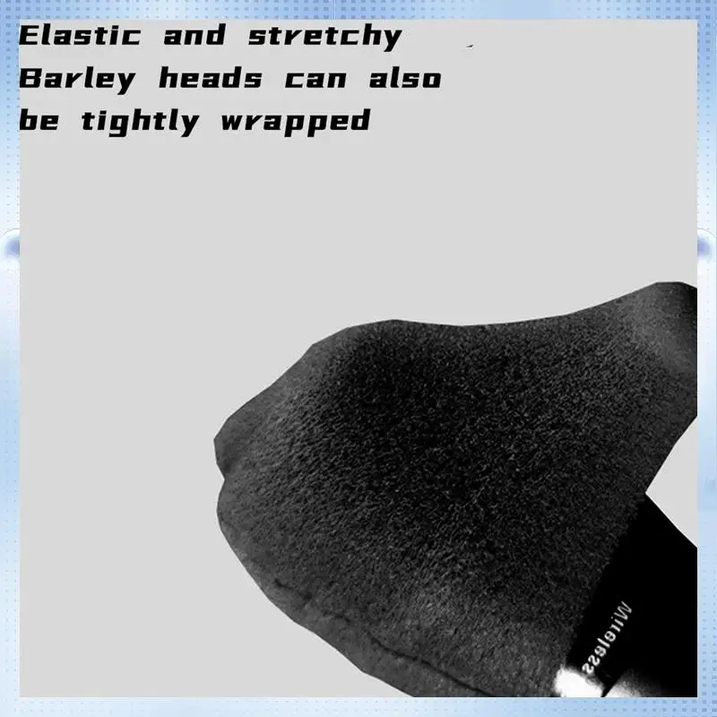 BA-400Pcs غطاء ميكروفون محمول للاستعمال مرة واحدة للزجاج الأمامي لاستوديو تسجيل KTV كاريوكي أسود