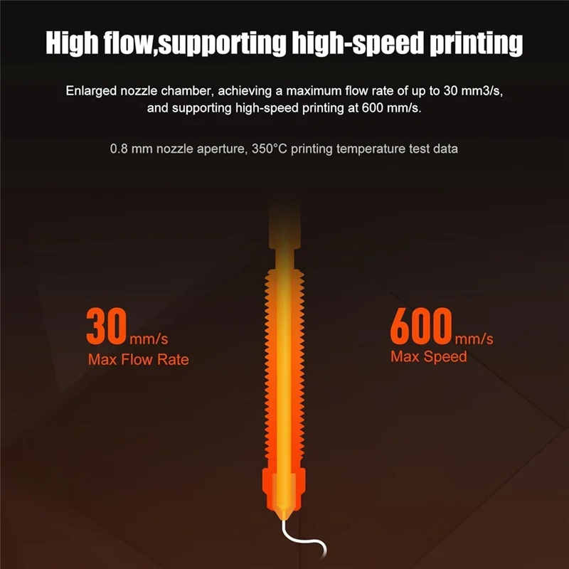 Boquillas K2 Plus de 4 Uds para Creality K2 Plus Combo K2P Kit de boquillas de intercambio rápido 0,2 Mm 0,4 Mm, 0,6 Mm, 0,8 Mm para impresora 3D K2 Plus