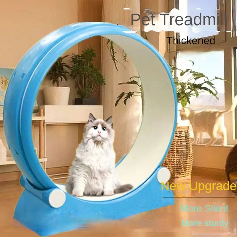 New Cat Treadmill Silent Scroll Wheel Cat  Exercise Fitness Toys Roller Pet Treadmill Pet Scratch Toy Cat Scratchers