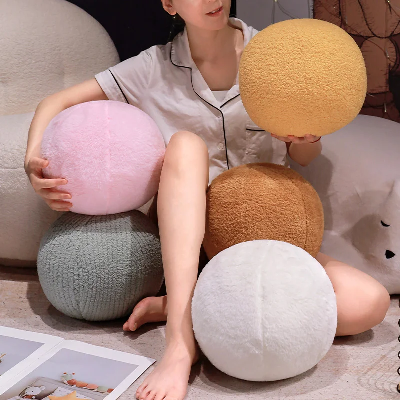 30x30cm Plush Ball Toy Stuffed Colorful Soft Squishy Dancing Accessory Pillow Sofa Chair Bed Decor Plushie Gift