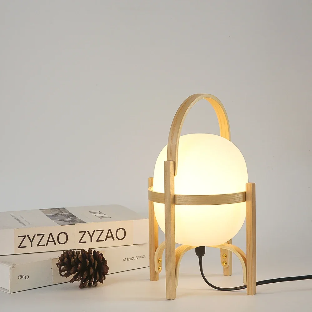 

Wood Table Lamp Modern Simple Led Lights Living Room Study Bedroom Bedside Lamp Home Decor Table Light Reading Light Fixture