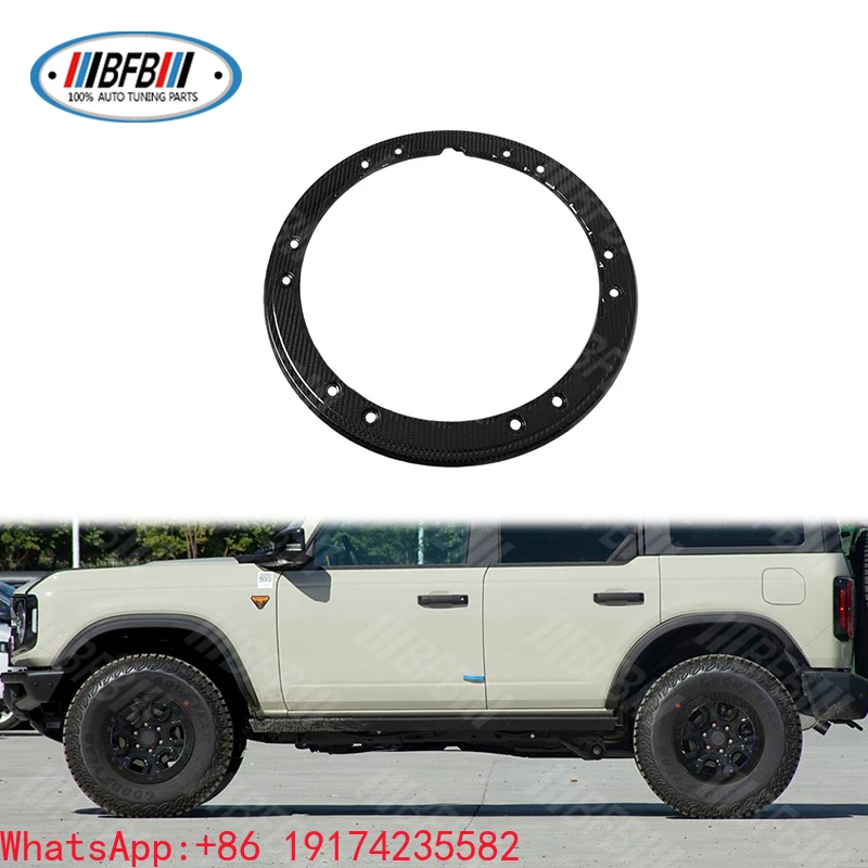 

Real Dry OEM Style Wheel Cup Cover for Ford Bronco 2023+ Real Dry Carbon Fiber Wheel Cover