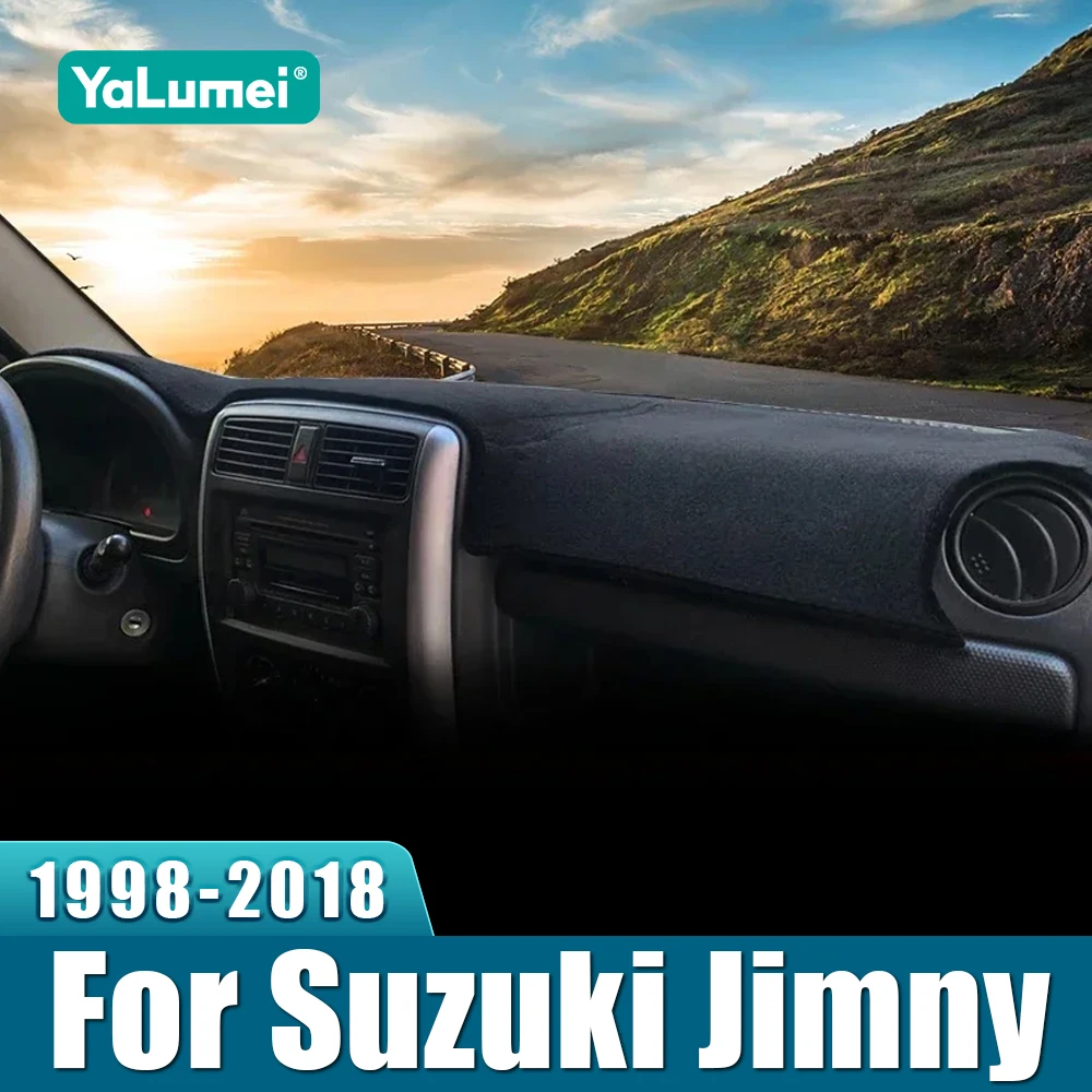 

Чехол на приборную панель автомобиля, аксессуары для Suzuki Jimny JB23 JB33 JB43 1998-2008 2009 2010 2011 2012 2013 2014 2015 2016 2017 2018
