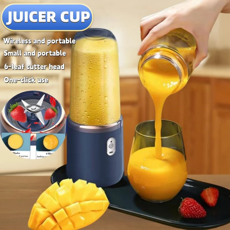 TINSOL 400ML 전기 Juicer 여행 휴대용 Juicer 다기능 블렌더 USB 신선한 주스 블렌더 스무디 푸드 프로세서