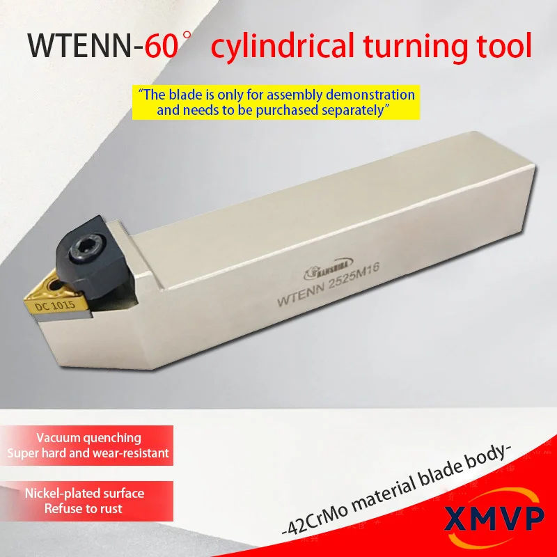 

60 degree WTENN16/20/25 outer diameter tool holder CNC alloy steel seismic resistant turning tool