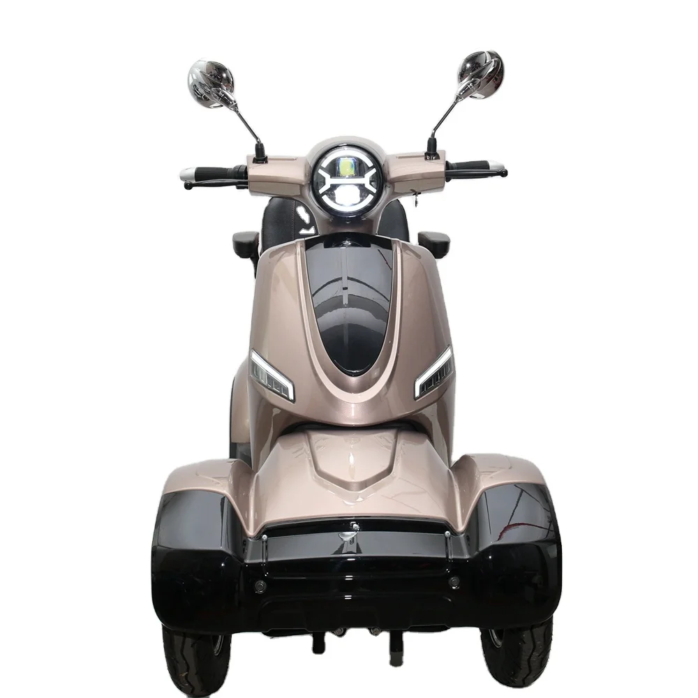 Adults Elderly Optional Electromagnetic Brakes Electric 4 Wheel Mobility Scooter