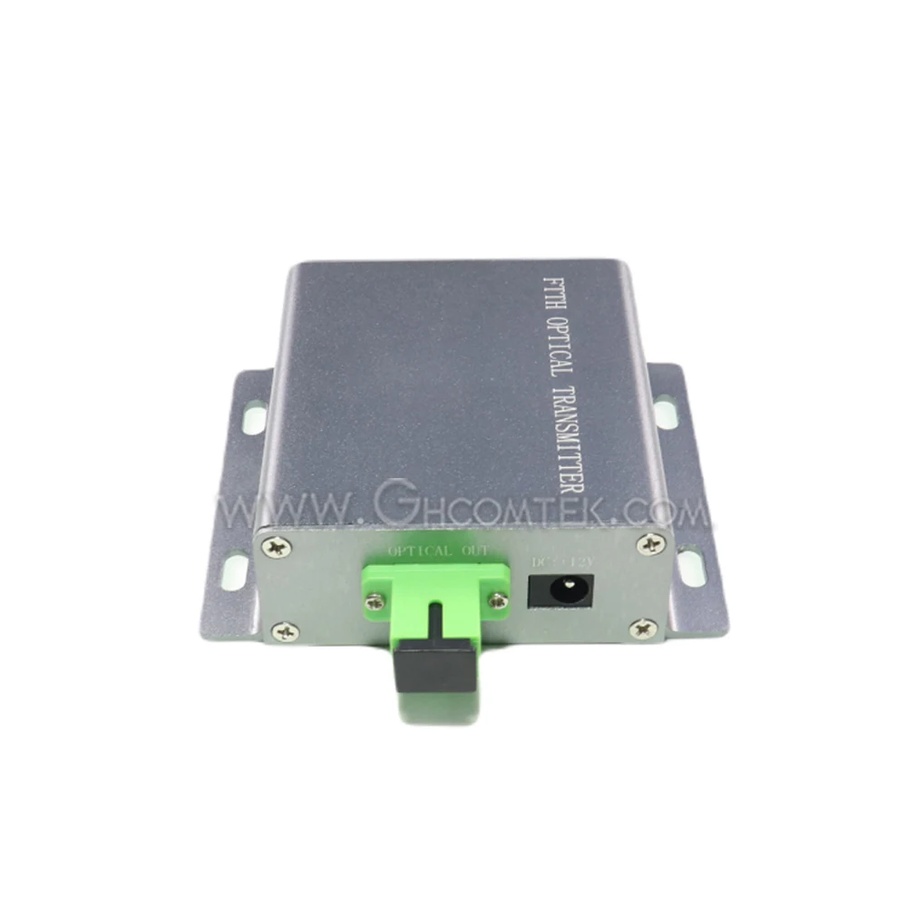 Mini 1550nm catv satv optischer sender sc/apc faser port single power out 10dbm 5km