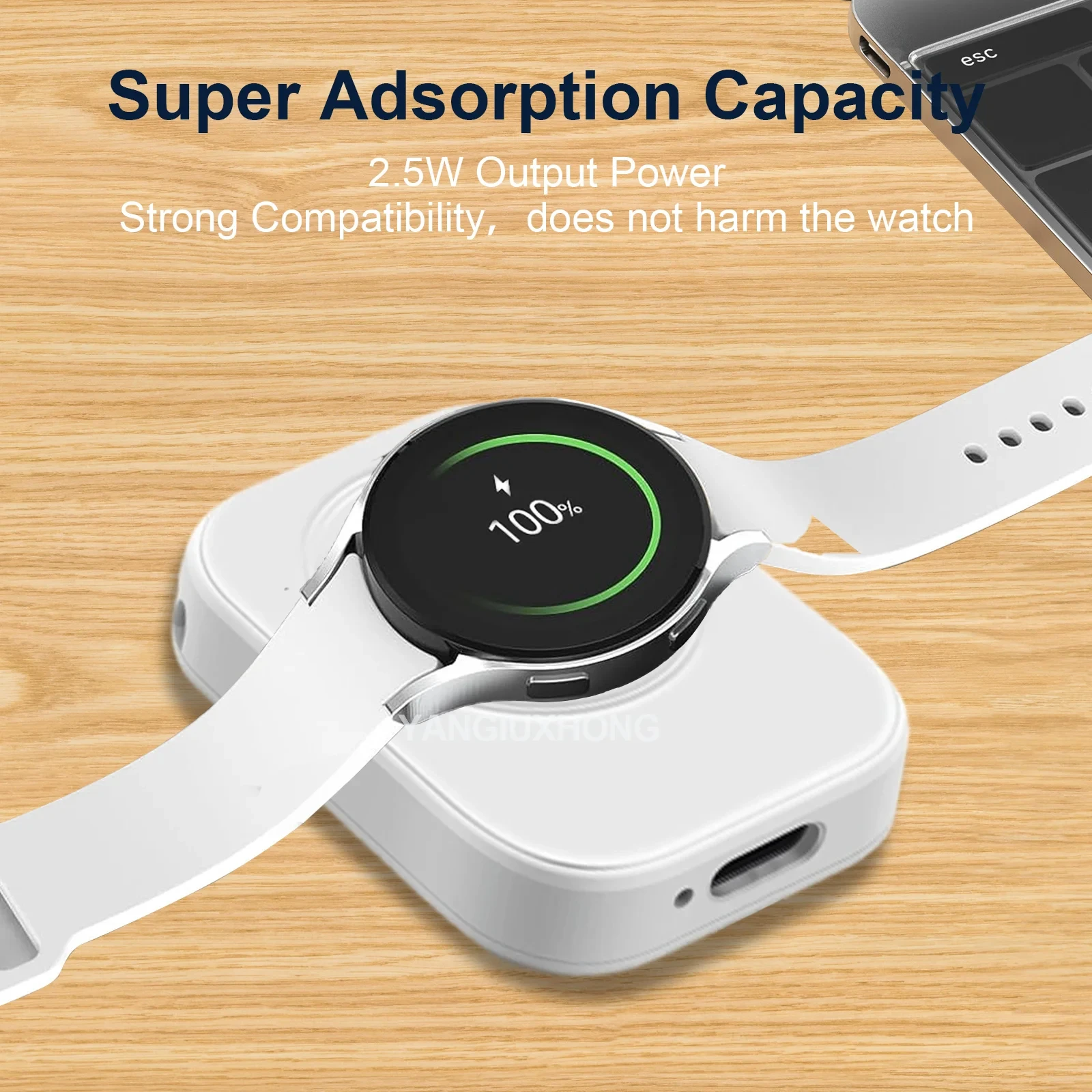 Magnetic Watch Wireless Charger For Samsung Galaxy Watch 6 5 4 3  2 1 Pro USB Type c Charging For Galaxy Watch Universal Charger