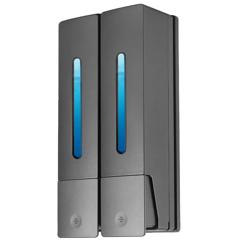 BAAG-เครื่องจ่ายสบู่ติดผนัง,เครื่องจ่ายสบู่ติดผนัง 2 X 400 มล.,ไม่มีการเจาะ,สําหรับห้องครัวและห้องน้ํา